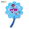 Promotional pp plastic advertisement fan with logo printing