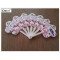 Promotional pp plastic advertisement fan with logo printing