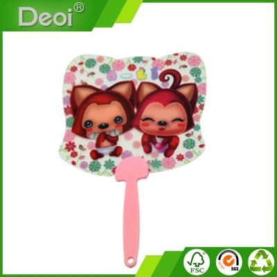 High Quality Lovely Plastic Portable Hand Fan