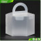 Custom factory promotional clear plastic matt cake packaging box