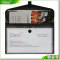 custom size black PVC plastic file bag document case