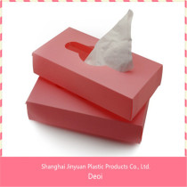 profesional OEM factory and customized durable Polypropylene Plastic napkin Box with lid