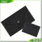 black PVC wallet for card