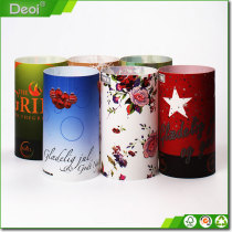 Support Custom plastic lamp screen with printing decoration for home
