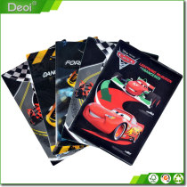 pp transparent plastic book cover with printing for students