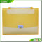 cute stationery pp plastic document bag with button