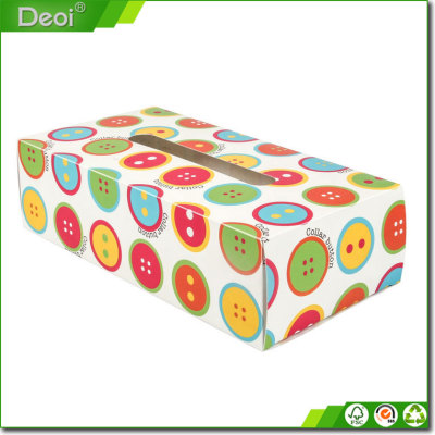 2016 customized high  quality PP Plastic Tissue Box with Printing