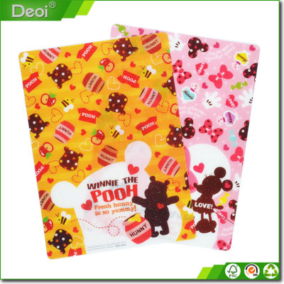 PET plastic a4 size student wrinting pad with full printing