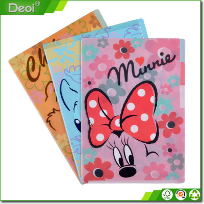 3 bags of colorful cartoon environmentally friendly materials and printed with the school office file storage folder