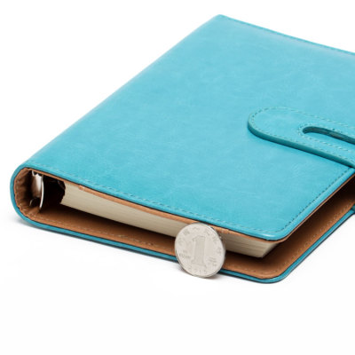 High quality customized a5 pu cover leather notebook for office