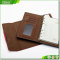 High quality faux leather notebook with customer' design