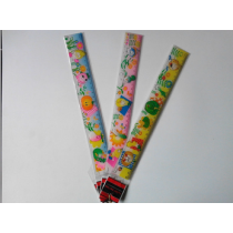 wholesale Alibaba school supplies pp plastic cute printing ruler for children