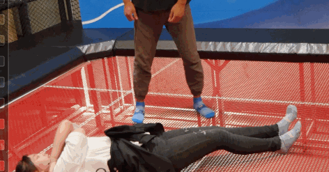gymnastic trampoline mat