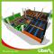 High Quality Rectangle Big Trampolines Promotion Discount Trampolines