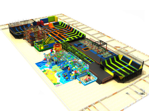 Commerical Easy Installed Indoor Trampoline Park with Professonal CAD Drawings