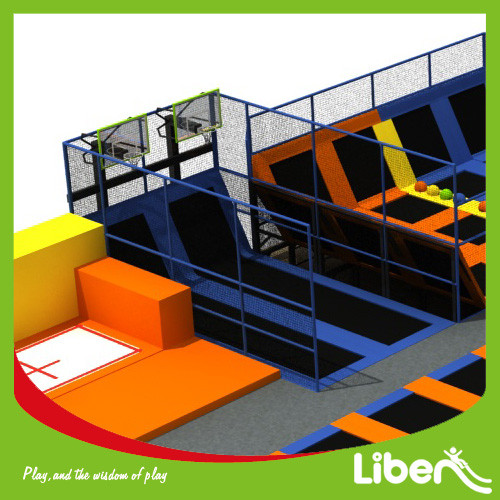 Fanny Jumping Trampoline Park with Ninja Course