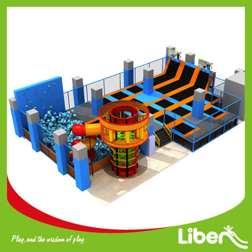 China Indoor Kids Trampoline Park with Playground Equipment
