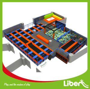 Liben ASTM Standard Commercial Large Indoor Adults Trampoline Park