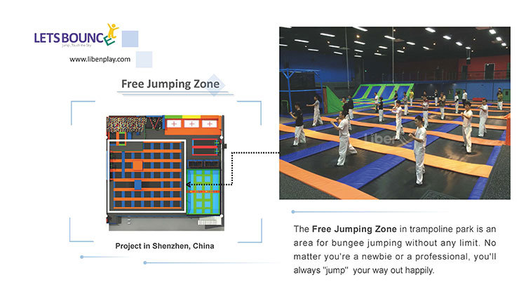 Trampoline Park Free Jumping Zone