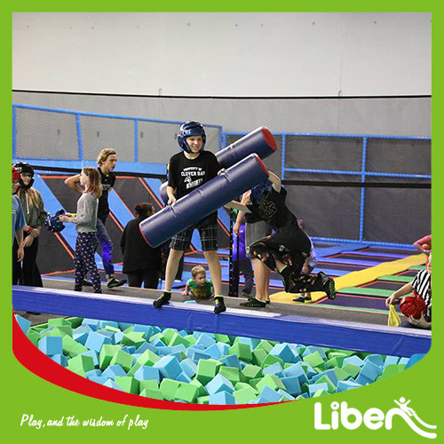 Customized Design With Jumping Box Indoor Trampoline Park Supplier
