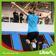 Customized Design With Jumping Box Indoor Trampoline Park Builder