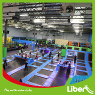 Customized Design With Jumping Box Indoor Trampoline Arena factory