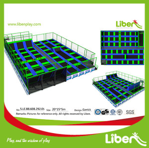 TUV APPROVED LARGE OUTDOOR TRAMPOLIN PARK BUILDER WITH TENTS INDONESIA