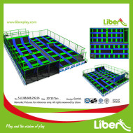 TUV APPROVED LARGE OUTDOOR TRAMPOLIN PARK BUILDER WITH TENTS INDONESIA