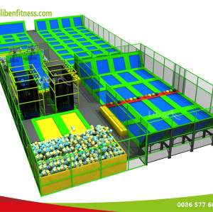 China trampoline park manufacturer to build indoor commercial trampoline park