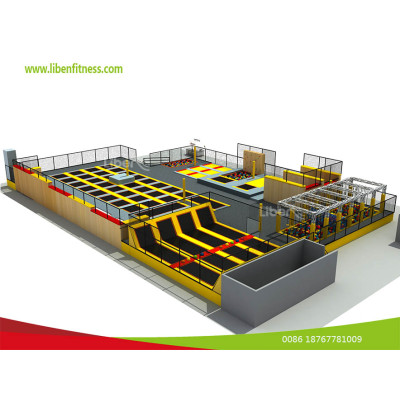 First indoor trampoline park project in Las Vegas,USA--built by LIBEN GROUP