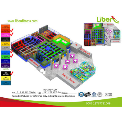 Liben new trampoline park project case in South Africa(Gravity trampoline park East London)