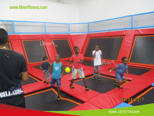 Liben new trampoline park project case in South Africa(Gravity trampoline park East London)