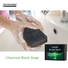 Activated Neutriherbs Charcoal Black Soap For Clear Smooth Skin