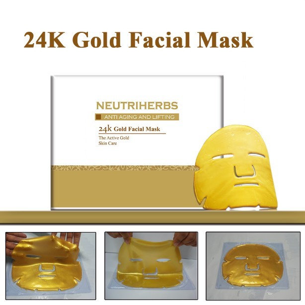 24 karat gold mask