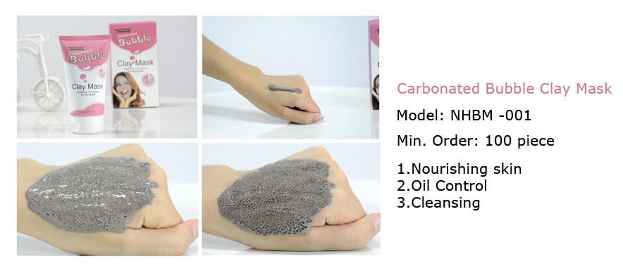 carbonated clay mask
