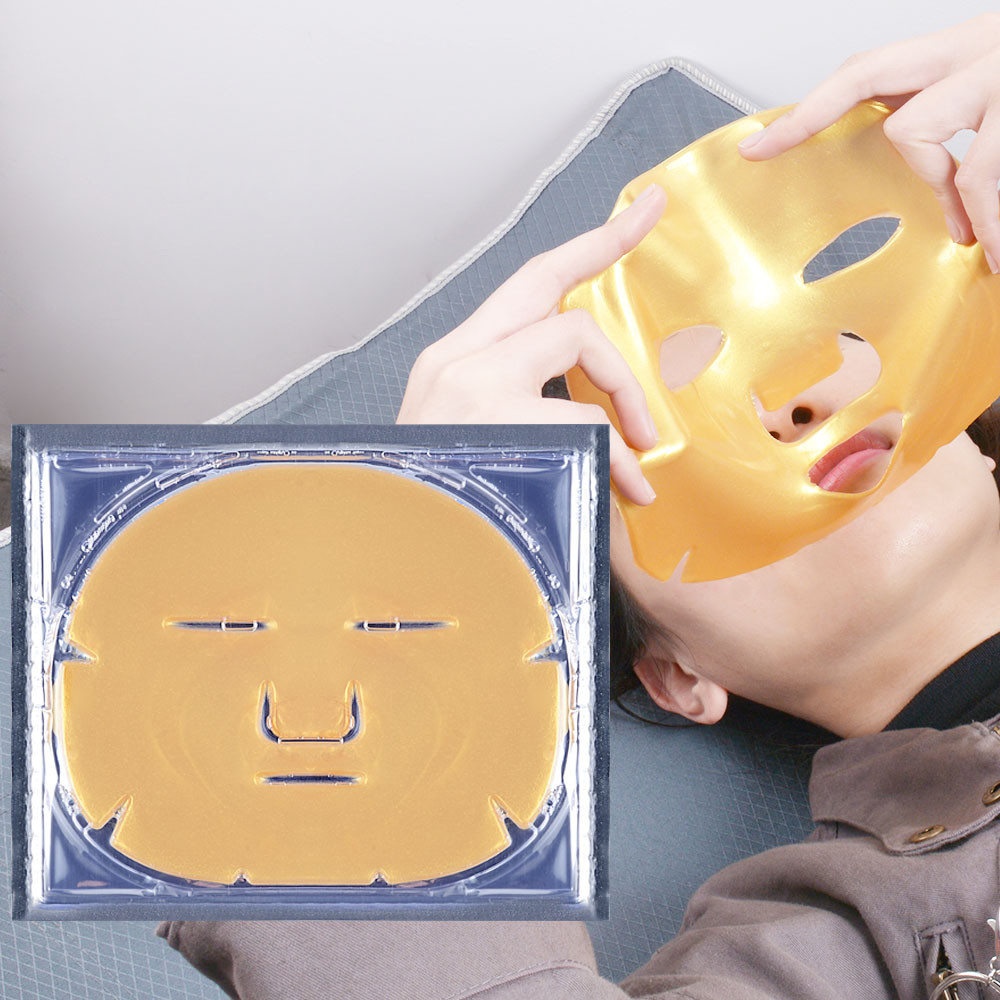 collagen face mask-real gold face mask--clinical skin care 24k gold mask-24k gold mask treatment-rose gold mask