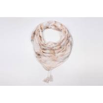 Woven Print Gold stamp Polyester Scarf