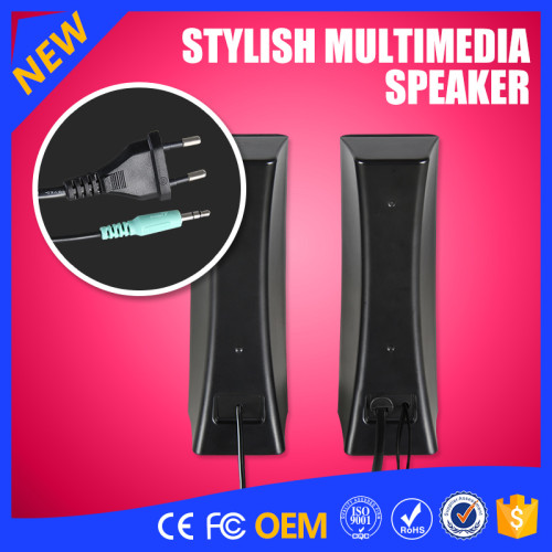 YOMMO 2016 New Multimedia 2.0CH curve speakers with glossy panel