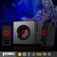 YOMMO 2.1 multimedia wooden speaker with 30w for gm