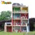 Perfect kids diy toy wooden big doll house W06A138