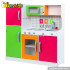 Colorful and big kids wooden play kitchen set toy W10C204