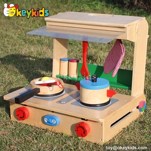 Okeykids Tabletop children toy wooden kitchen play set W10C177