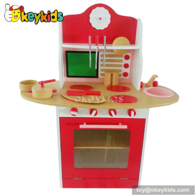 Multi-function children wooden funny kitchen set W10C130