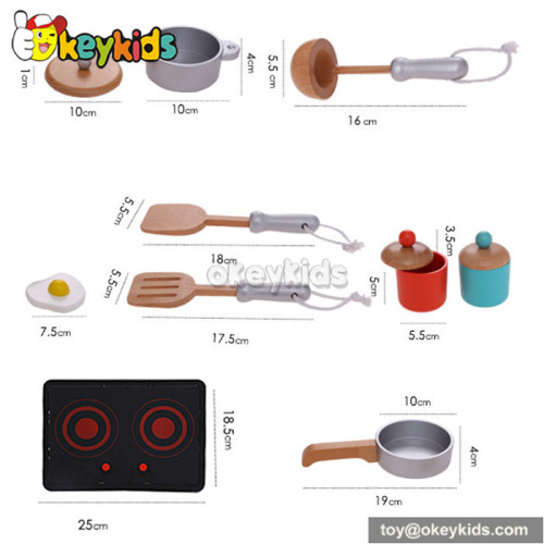 Pretend & Play wooden cooking set for kids W10C156