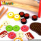 Tabletop grill wooden kids bbq set toy W10C165