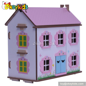 Christmas gift children wooden dollhouse toy W06A130