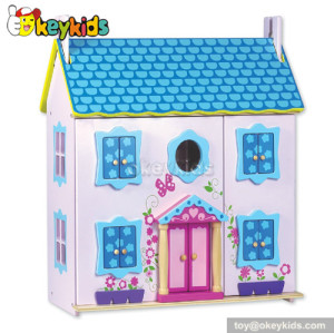 Dreamy toy children wooden doll house W06A021