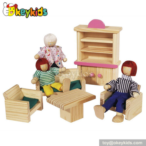 Wonderful playset wooden house toy W06A118