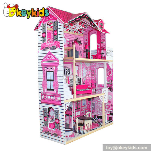Simulation babies wooden dollhouse toy W06A101