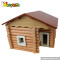 Educational 3D building wooden cottage toy W06A075